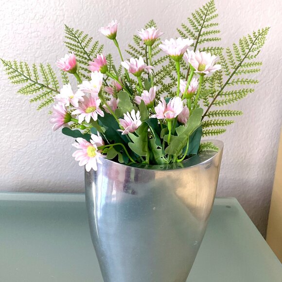 Set/4 Lacey Fern Fronds Faux Greenery Stem Artificial Foliage Floral Arrangement - Picture 6 of 6